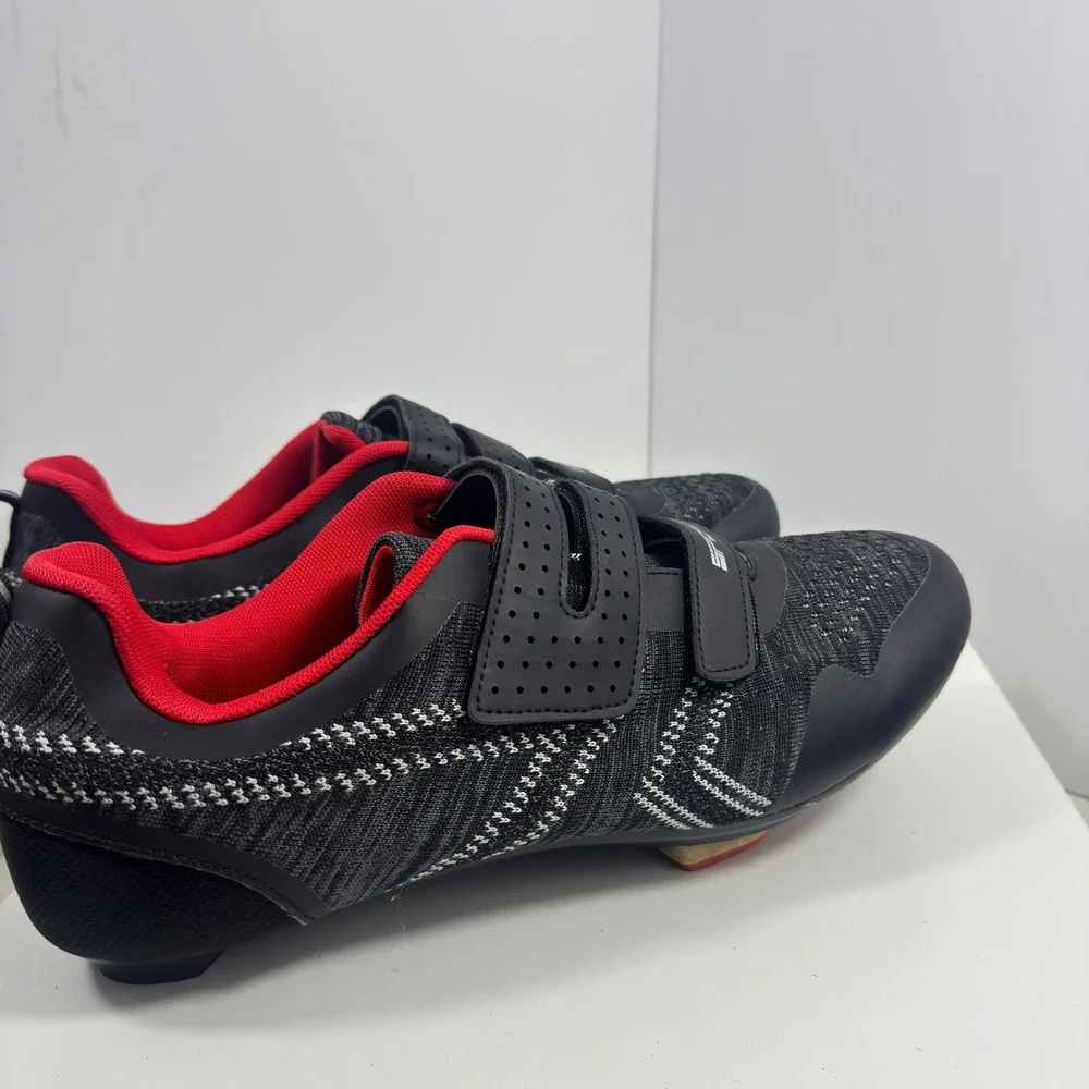 ULTIANT Cycling Shoes Mens 13 Black Red Indoor Delta Cleats EU‎ 47